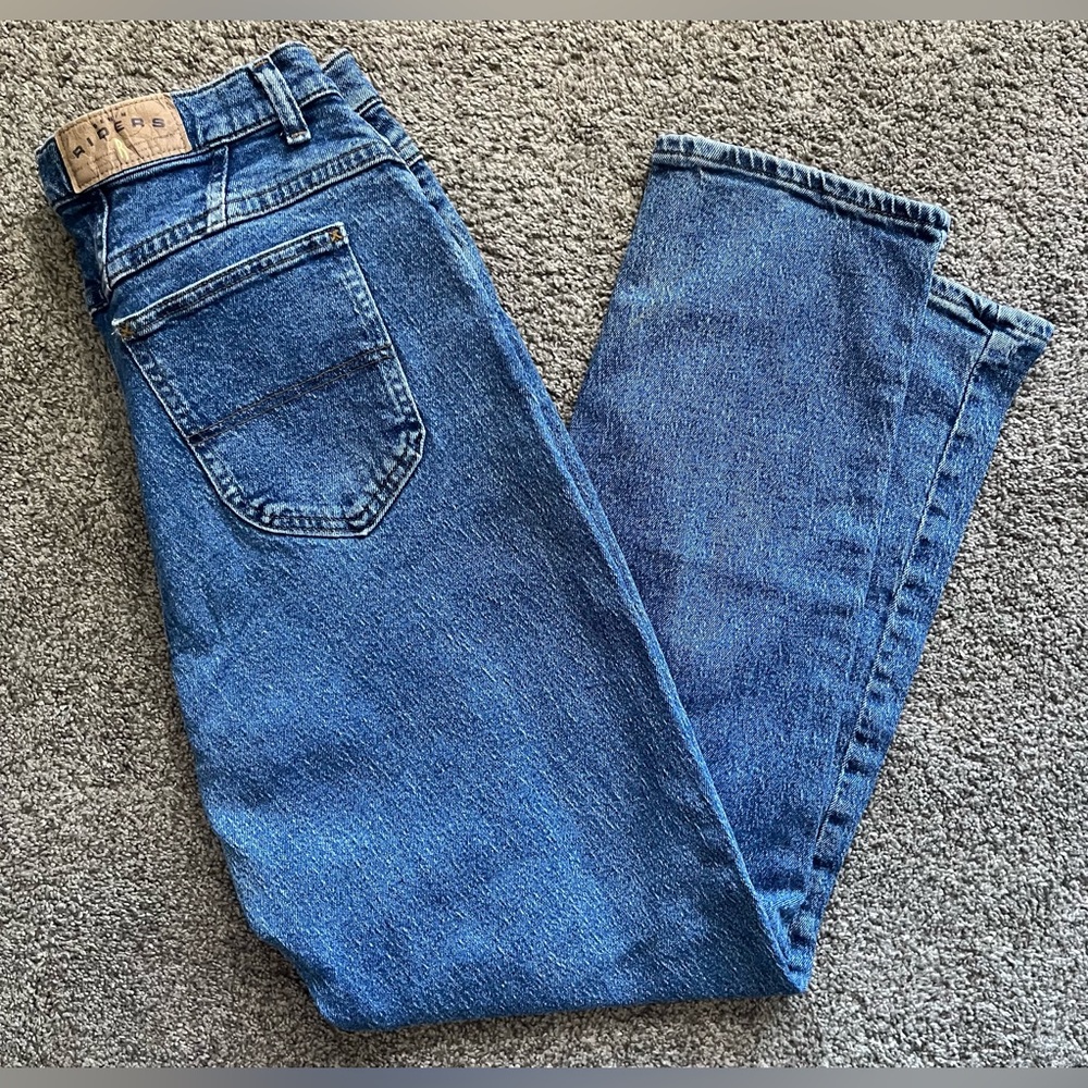 Vintage Women’s Denim Riders | VTG High Rise Tapered Leg Mom Jeans 14M Blue Jean